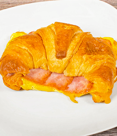 Ham, Egg, Cheddar Croissant AX